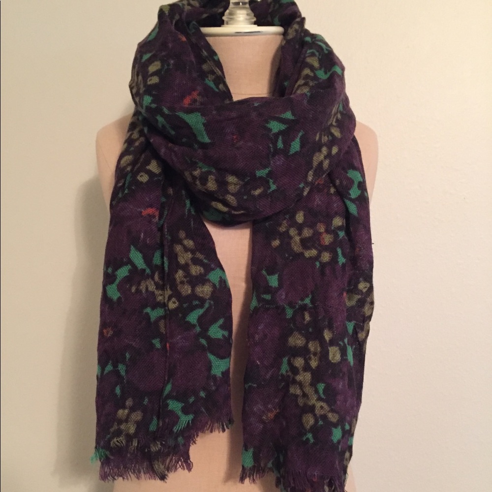 Printed J Crew Scarf